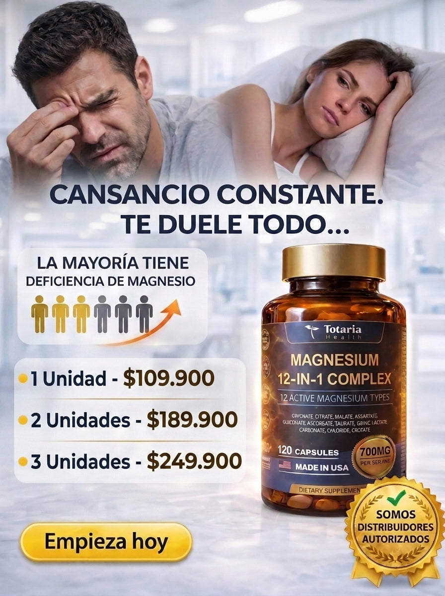 Magnesium 12-in-1 Complex - Soporte Integral para Energía