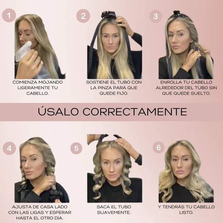 DreamWaves – Cabello Ondulado sin Plancha ni Calor